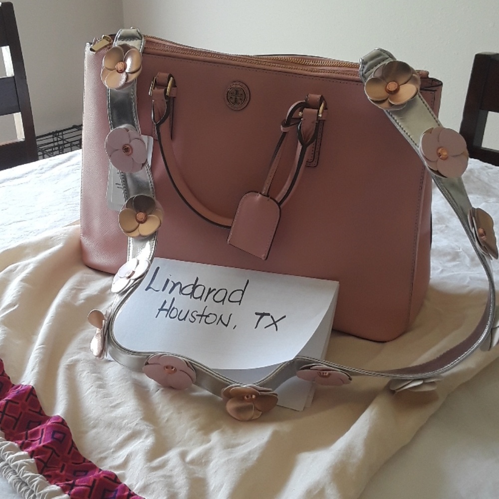 Tory Burch pink handbag